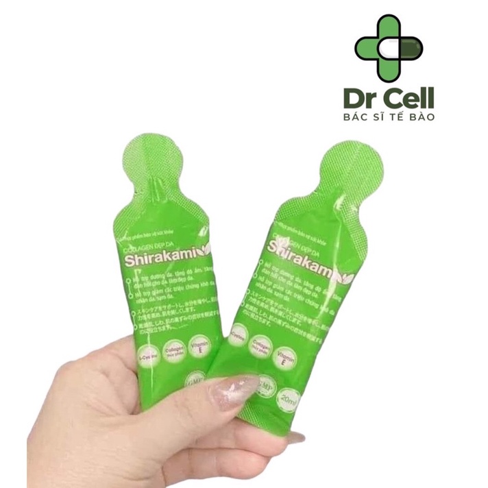 Collagen Đẹp Da Shirakami DR CELL - hộp 10 gói x 20ml