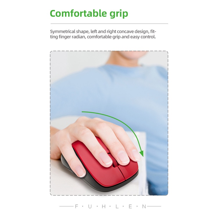 Chuột không dây silent fuhen M75