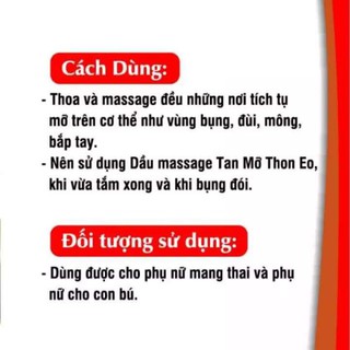 Dầu Massage Gold Tan Mỡ Thon Eo 50ml