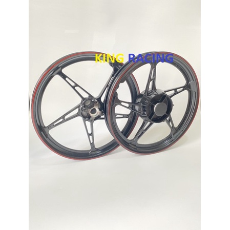 MÂM-VÀNH ĐÚC 5 CÂY 1 ĐĨA YA RC CHỈ ĐỎ GẮN SIRIUS, JUPITER, TAURUS, EXCITER 2006-2010...