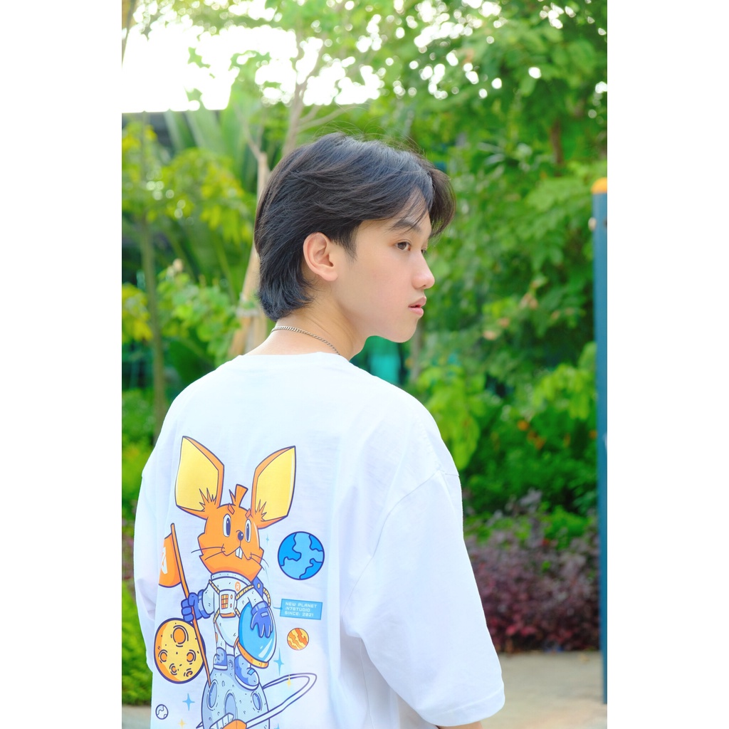 Áo thun unisex N7 Kai Astronaut phông tay lỡ nam nữ form rộng Local Brand | BigBuy360 - bigbuy360.vn