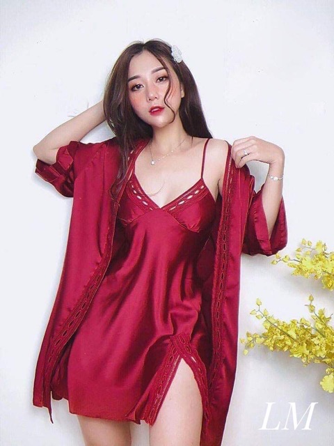 Váy Ngủ , đầm ngủ lụa sexy hàng Quảng Châu cực quyến rũ, cực sang chảnh | BigBuy360 - bigbuy360.vn