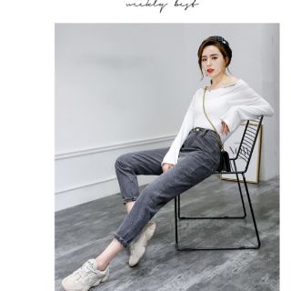 Quần jean baggy nữ
