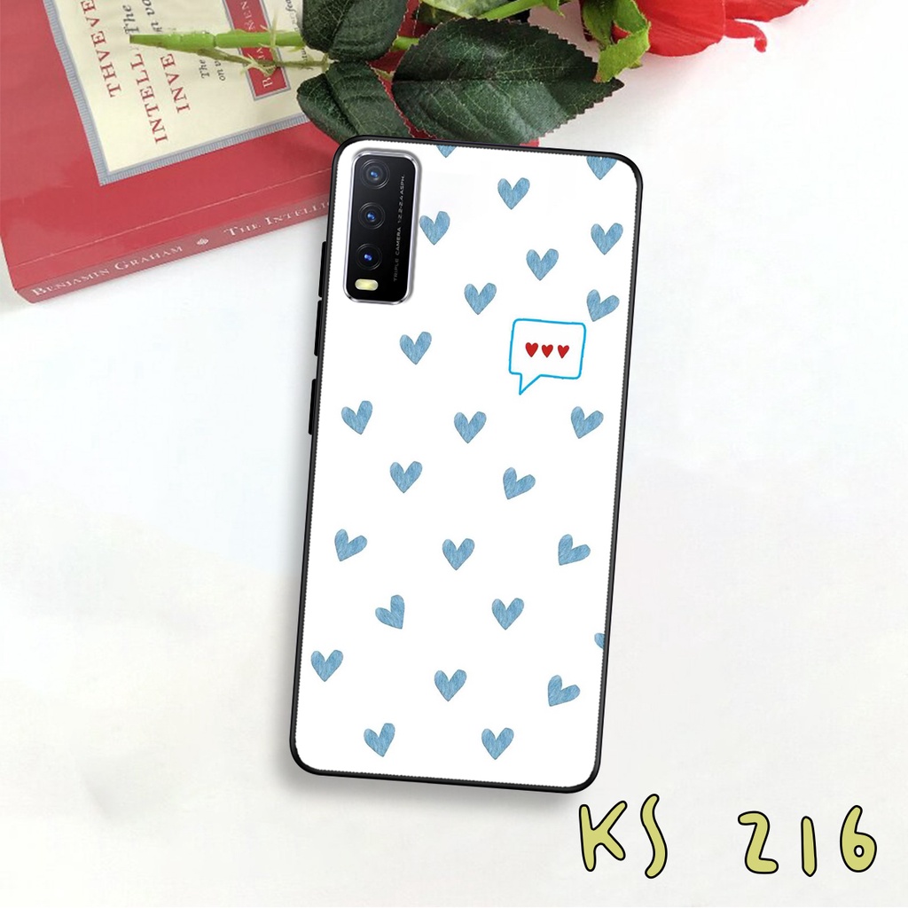 Ốp lưng Vivo Y20 - Vivo Y20s - Vivo Y12s - Ốp lưng in hình Trái tim  siêu dễ thương