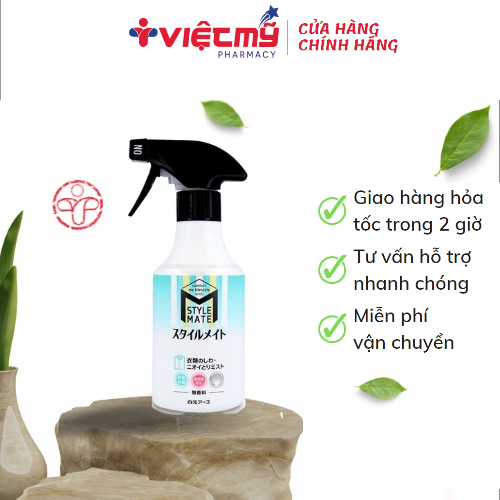 Xịt Chống Nhăn Và Khử Mùi Mồ Hôi Cho Quần Áo Hakugen Nhật Bản 300ml