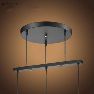 Đế Ốp Đèn Thả 3 Lỗ Tròn Dùng Cho Bộ Thả 3 Đèn