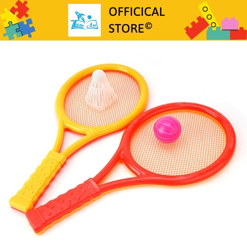 Bộ Vợt Cầu lông Bóng bàn Tennis siêu nhẹ đồ chơi nhựa cho bé