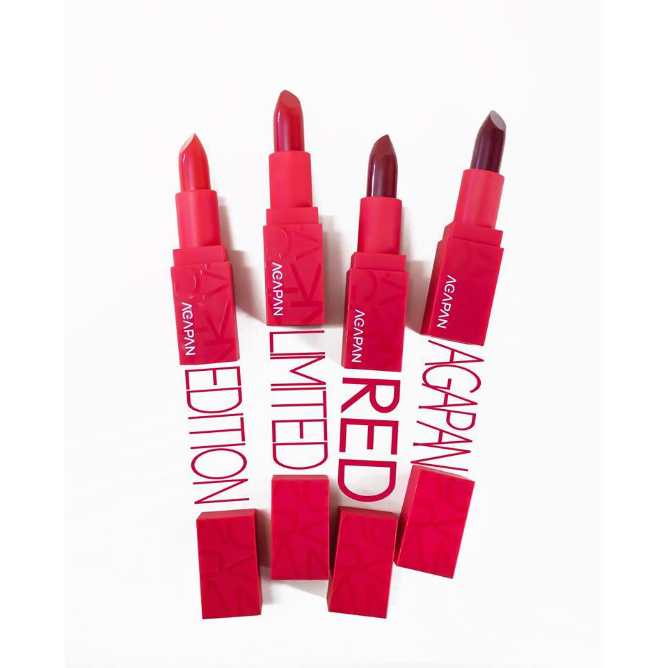 [Hot] Son Agapan Pit a Pat Matte Lipstick Red Limited Edition