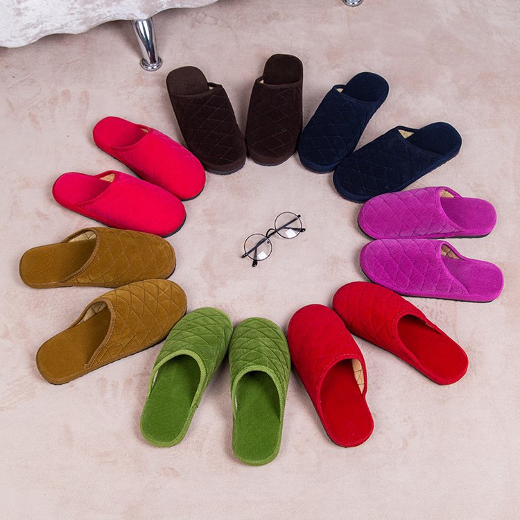 Dép Đi Trong Nhà Mùa Đông Nam Nữ Giá Rẻ Bông Nhẹ Êm Ấm Tiện Dụng
