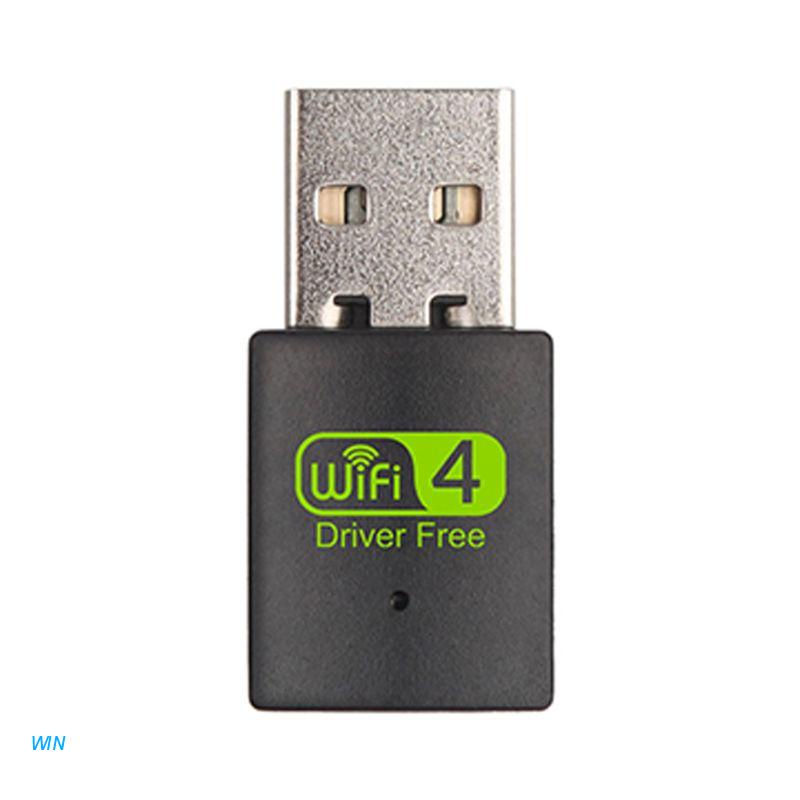 Bộ Chuyển Đổi Mạng LAN USB WiFi Không Dây Mini 300Mbps Cho Máy Tính Để Bàn Laptop PC Windows 1