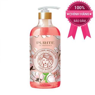 Sữa Tắm Purité De Provence Vòi Anh Đào- Hoa Hồng – 850ml