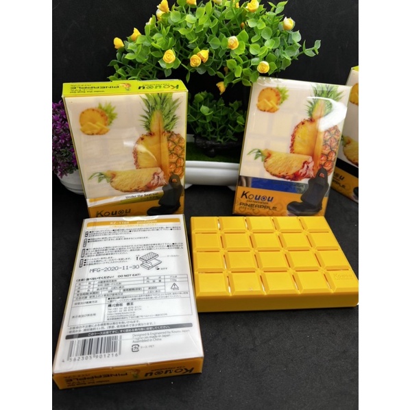 Sáp thơm hương dứa KOUOU để xe ô tô,sáp dứa khủ mùi xe ô tô