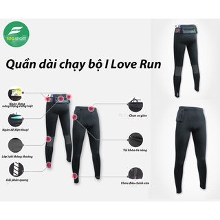 Quần chạy bộ bó cơ ILOVERUN