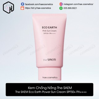 Kem Chống Nắng Kiềm Dầu The SAEM Eco Earth Power Sun Cream SPF50+ PA++++