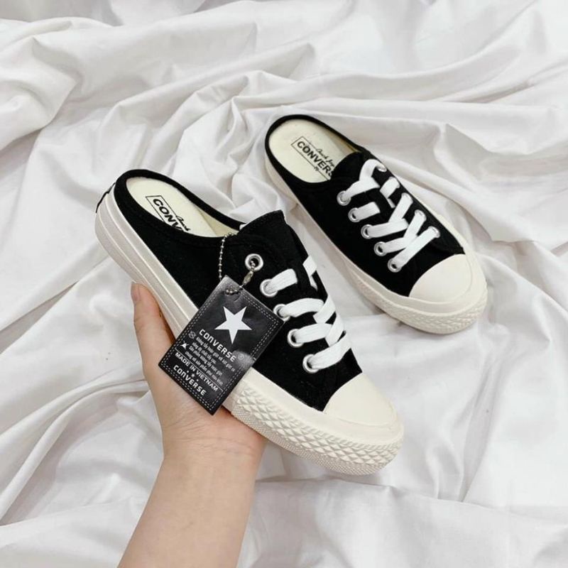 Giày Sục Converse Đế 3p  Cao Cấp - Giầy Đạp Gót Nữ
