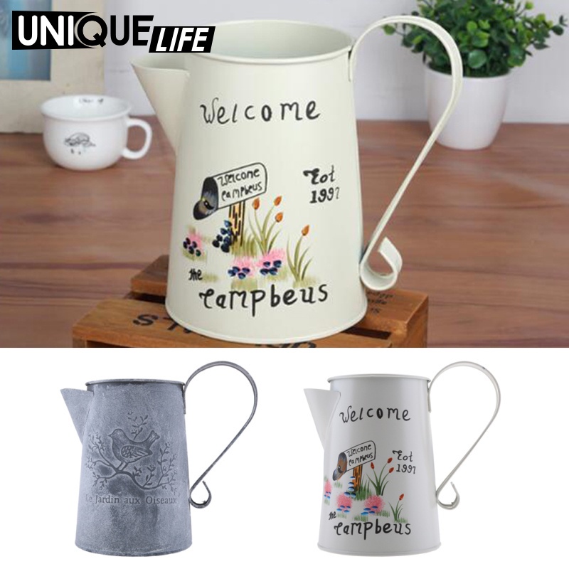 Bình Tưới Nước Bằng Kim Loại Phong Cách Retro Yoyoyo01