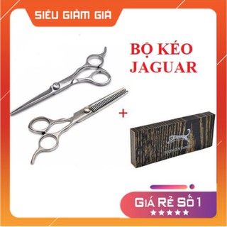 Bộ 2 Kéo Cắt Tỉa Tóc Jaguar Đức Kèm Hộp Đựng