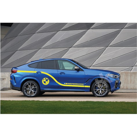 Tem xe BMV X6 phong cách thể thao-decal BMV X6-tem xe ô tô giá rẻ