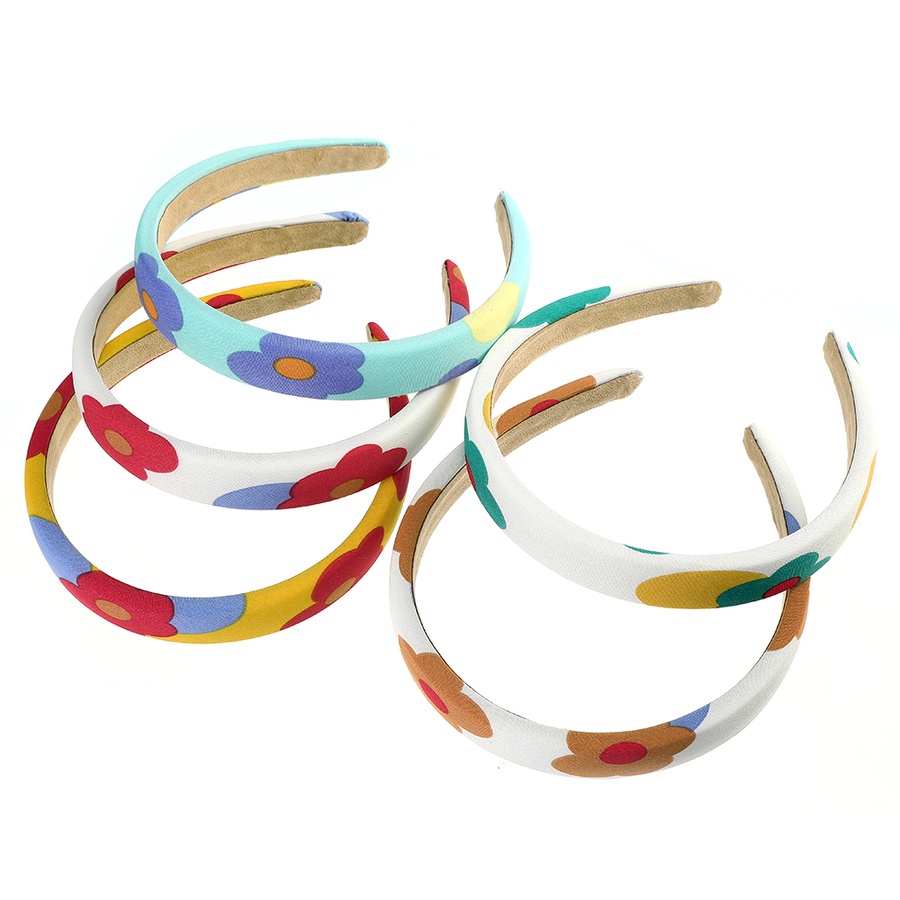 Băng đô bằng xốp mỏng in họa tiết chấm bi thời trang Hàn Quốc cho nữ