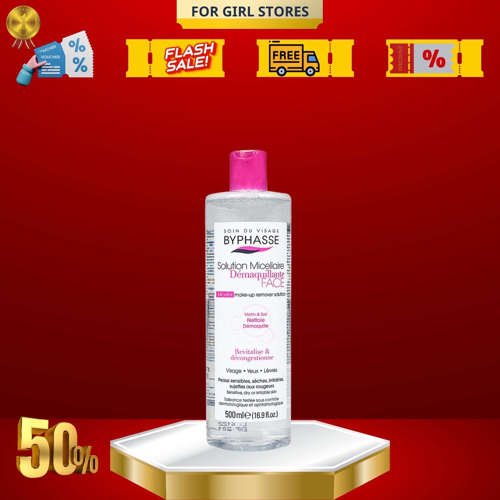 Nước Tẩy Trang Byphasse Micellar Make-up Remover Solution 500ml