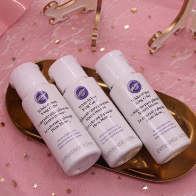 Màu trắng wilton làm bánh