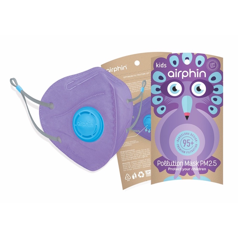 Khẩu trang Airphin -người lớn /trẻ em vỏ mềm - Đủ màu | BigBuy360 - bigbuy360.vn