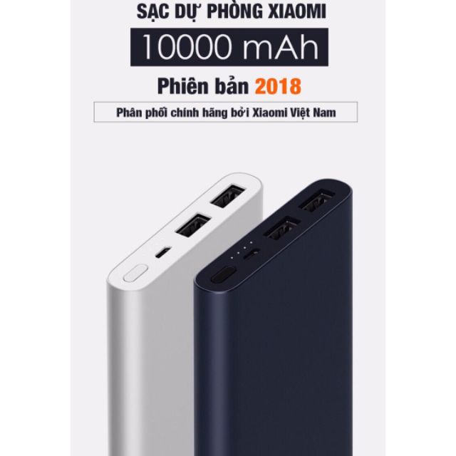 🌾  🌾 Pin Sạc Dự Phòng Xiaomi Gen2 10000 mAh (2018) 🌾  🌾