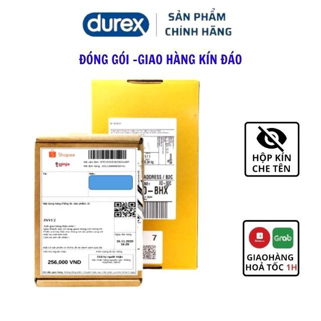 [Giúp Kéo dài Thời Gian] Bao Cao Su Durex Performa Chính hãng- Hộp 12 bao–durex_officialstore