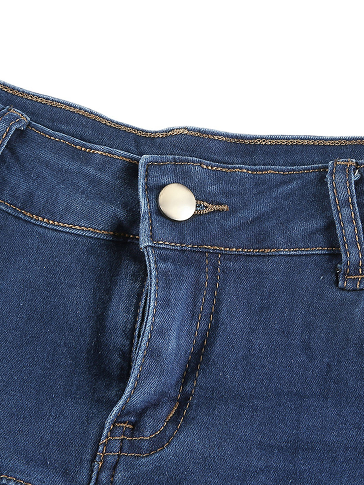 Chân Váy Denim Màu Trơn Thời Trang Dành Cho Nữ | BigBuy360 - bigbuy360.vn