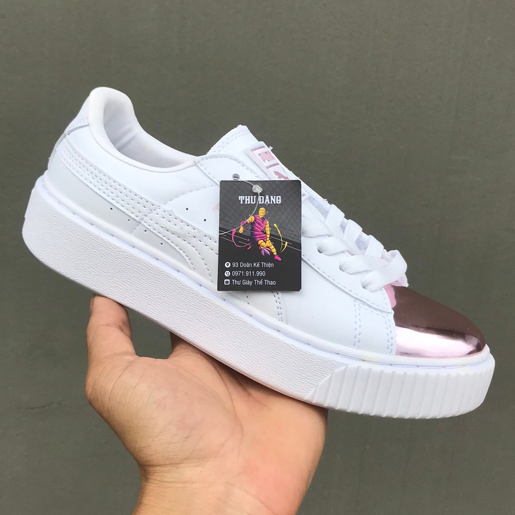 [𝗕𝗮́𝗻 𝗹𝗼̂̃ 𝘃𝗼̂́𝗻] Giày Thể Thao,Giày Sneaker,Giày 𝐏𝐮𝐦𝐚 mũi hồng [bản trung]