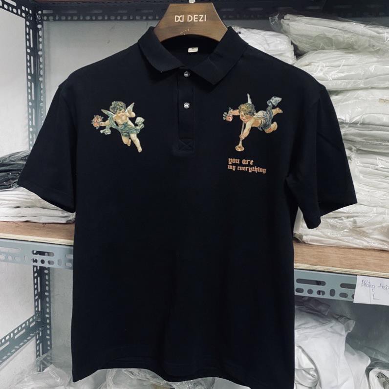 ÁO THUN POLO CUPIT ĐEN TRẮNG CÓ BIG SIZE cao cấp