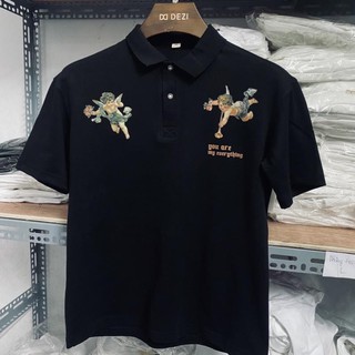 ÁO THUN POLO CUPIT ĐEN TRẮNG CÓ BIG SIZE cao cấp