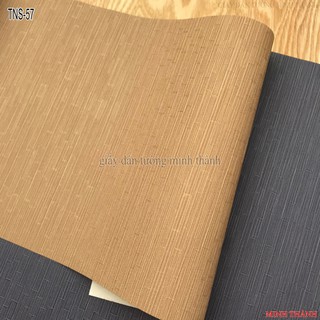 giấy dán tường mầu nâu vàng vân chìm ,giấy lụa không keo ,khổ 53cm,dán phòng khách ,phòng ngủ