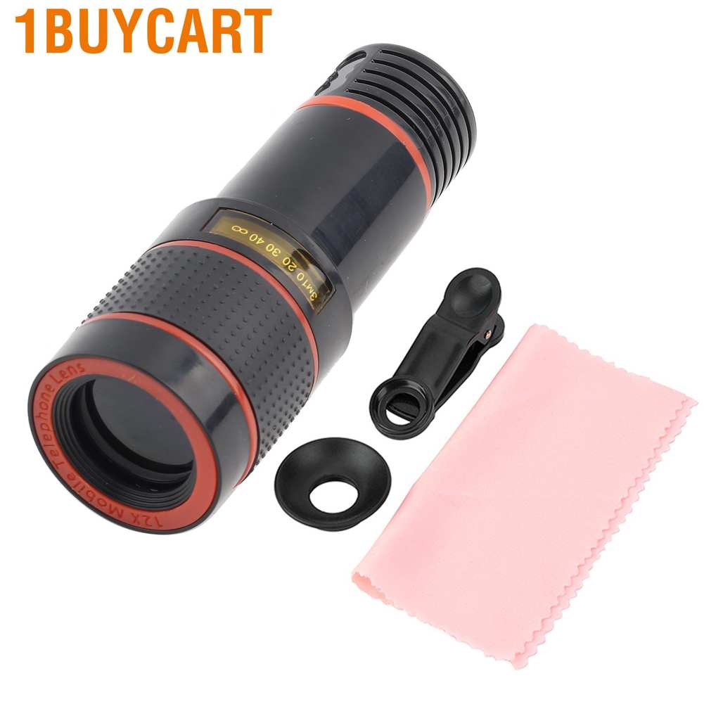 1buycart Phone Telephoto Lens  Professional Cell Camera Len Universal Telescopic Focusing for Tablet