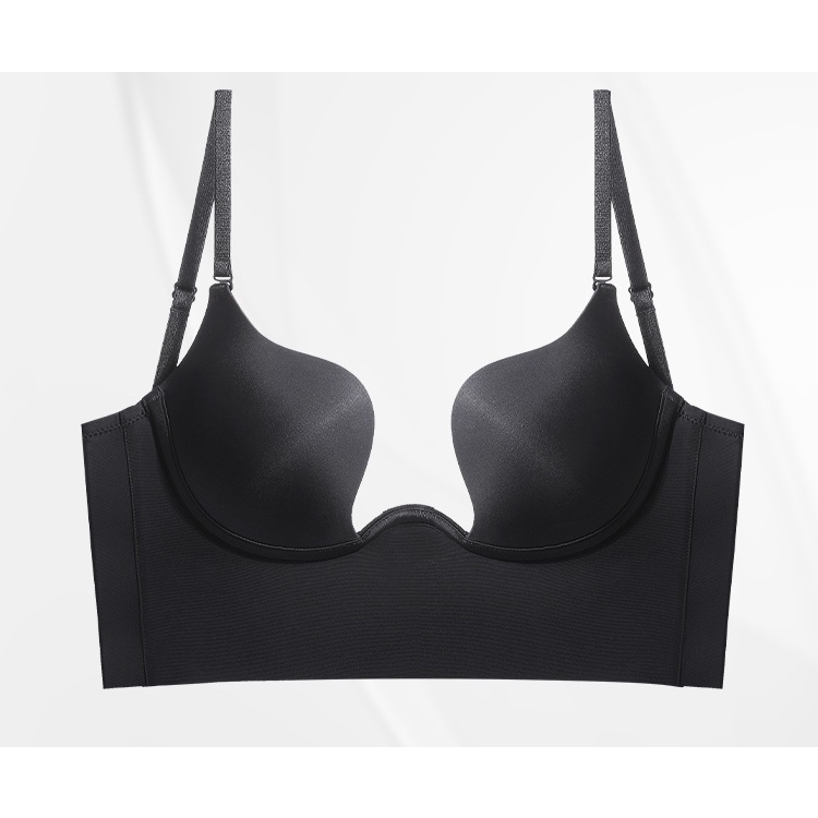 Áo Bra Lót Nữ Nâng Ngực Áo Bra Nữ 2 Dây Tập Gym Chữ U Hở Lưng 2 Dây Không Gọng Nâng Ngực Gợi Cảm Co Giãn Mẫu