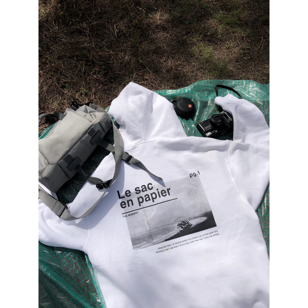 Hoodie trắng lesac | BigBuy360 - bigbuy360.vn