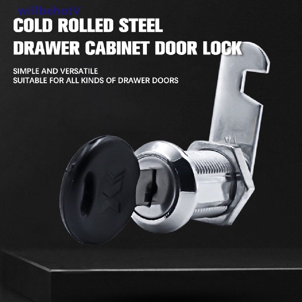 Ổ Khóa An Toàn Kèm 2 Chìa Khóa Cho Cửa Tủ Kéo Tiện Dụng