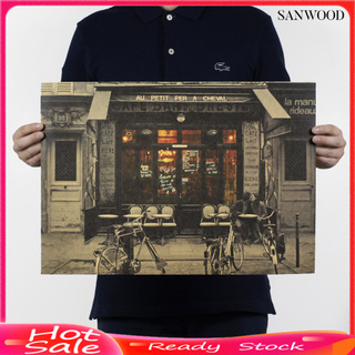 Poster Trang Trí Quán Cà Phê Phong Cách Vintage Độc Đáo