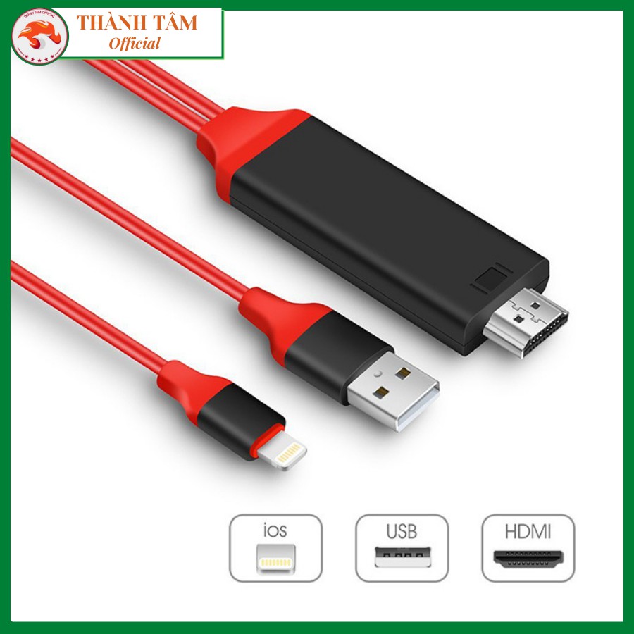 Cáp HDMI Kết nối Iphone với Tivi Chính Hãng