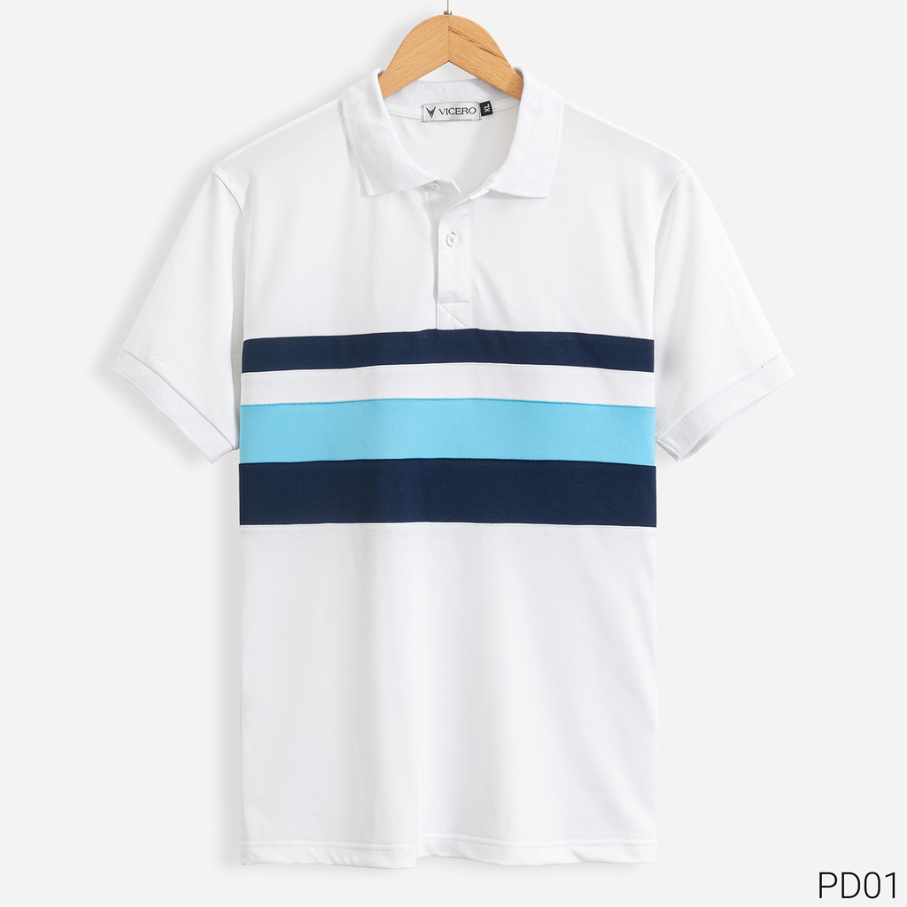 Áo Phông Nam Polo Có Cổ Ngắn Tay Trơn Cao Cấp Thời Trang VICERO | BigBuy360 - bigbuy360.vn