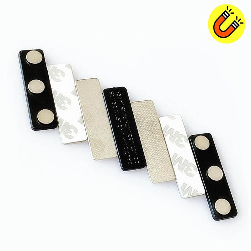 Bảng Tên Nhân Viên, Nam Châm Thẻ Tên, Nam Châm Cài Áo 3 Viên