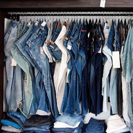 Quần Jeans Dài Lưng Cao Ống Đứng Phối Vết Rách Phong Cách Đường Phố Mỹ Cá Tính Cho Nam Và Nữ
