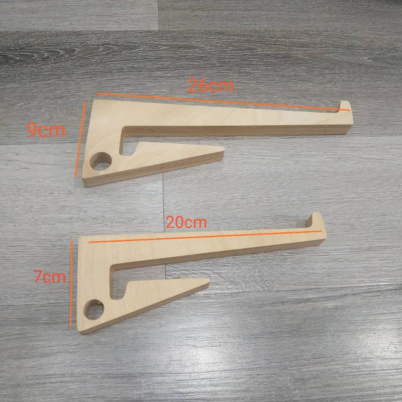 Laptop Stand Plywood - Phiên bản rút gọn Giá đỡ tản nhiệt laptop và kệ iPad gỗ Plywood cao cấp.
