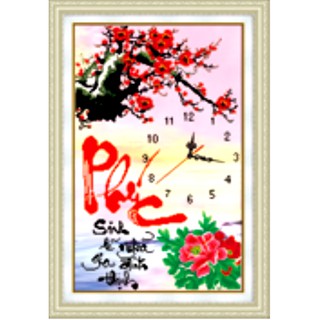 Tranh đính đá chữ phúc df173 45x68cm