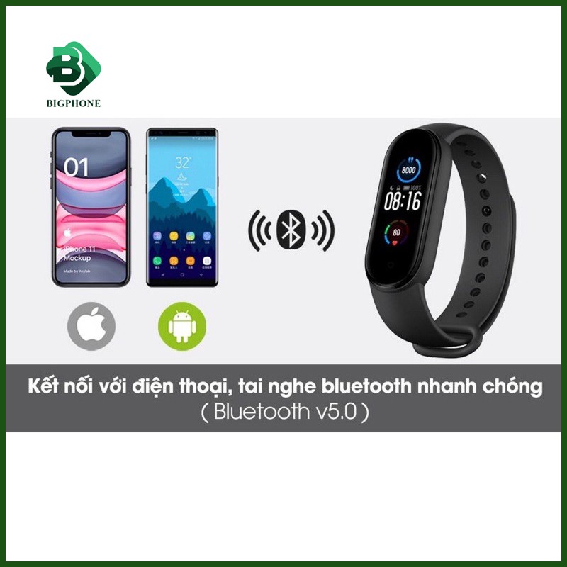  Vòng đeo tay thông minh Xiaomi Mi Band 5 (Global Version) - Chính hãng BH 12 tháng 4.9