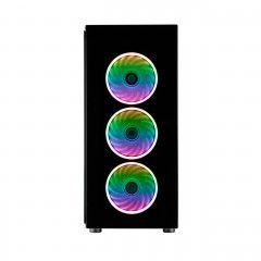 Vỏ máy tính Fsp Cmt340 Atx Case ( Tặng 4 Fan Led RGB)