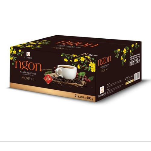 [Mã GROXUAN1 giảm 8% đơn 150K] Giá sỉ - CAFE SỮA TRẦN QUANG NGON BỊCH 24 GÓI mẫu xuân X 20G | BigBuy360 - bigbuy360.vn