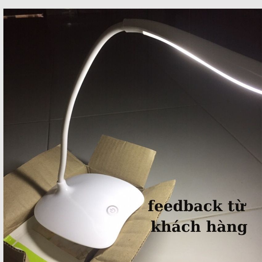 Đèn bàn tích điện 3 màu ánh sáng dùng vào đọc sách, làm việc, đèn học SD1