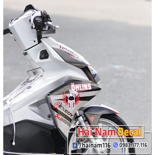 Tem Trùm Air Blade Trắng Ohlin Exedy