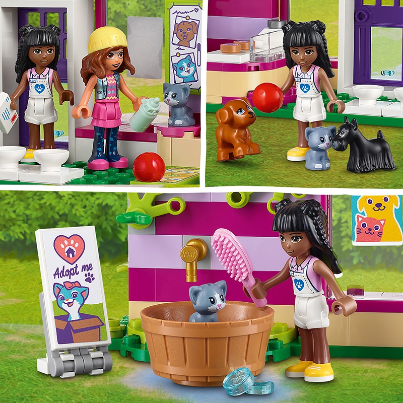 Đồ Chơi LEGO FRIENDS Tiệm Cà Phê Thú Cưng Dễ Thương 41699 (292 chi tiết)